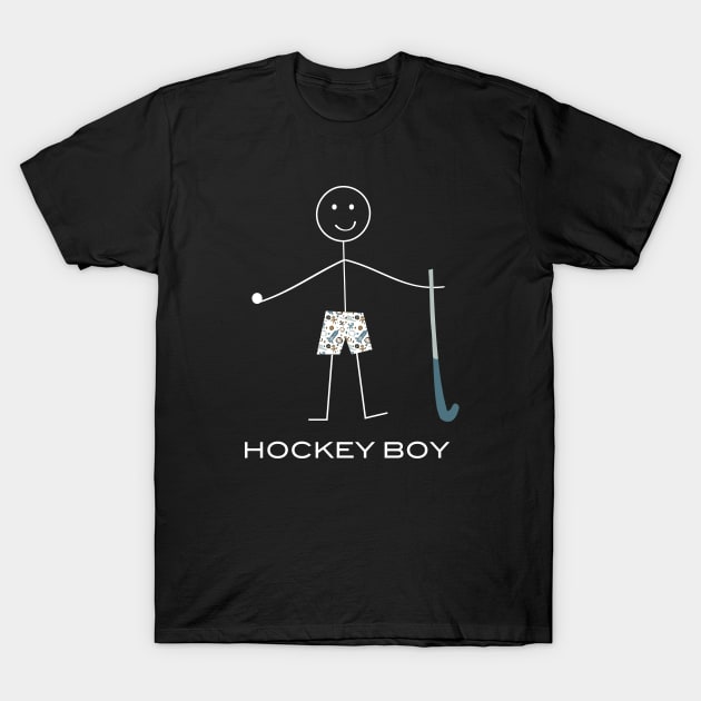 Funny Mens Field Hockey Guy T-Shirt by whyitsme